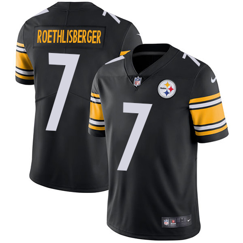 2019 Men Pittsburgh Steelers #7 Roethlisberger black Nike Vapor Untouchable Limited NFL Jersey->pittsburgh steelers->NFL Jersey